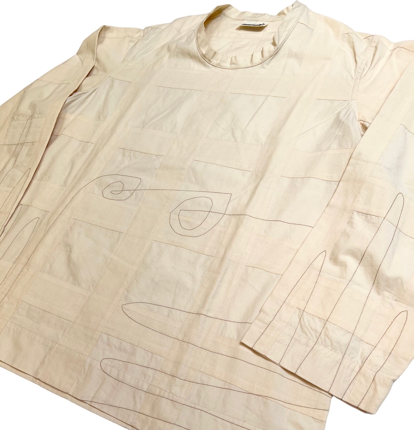 Vintage Hai Sporting Gear Issey Miyake muslin shirt/skirt set