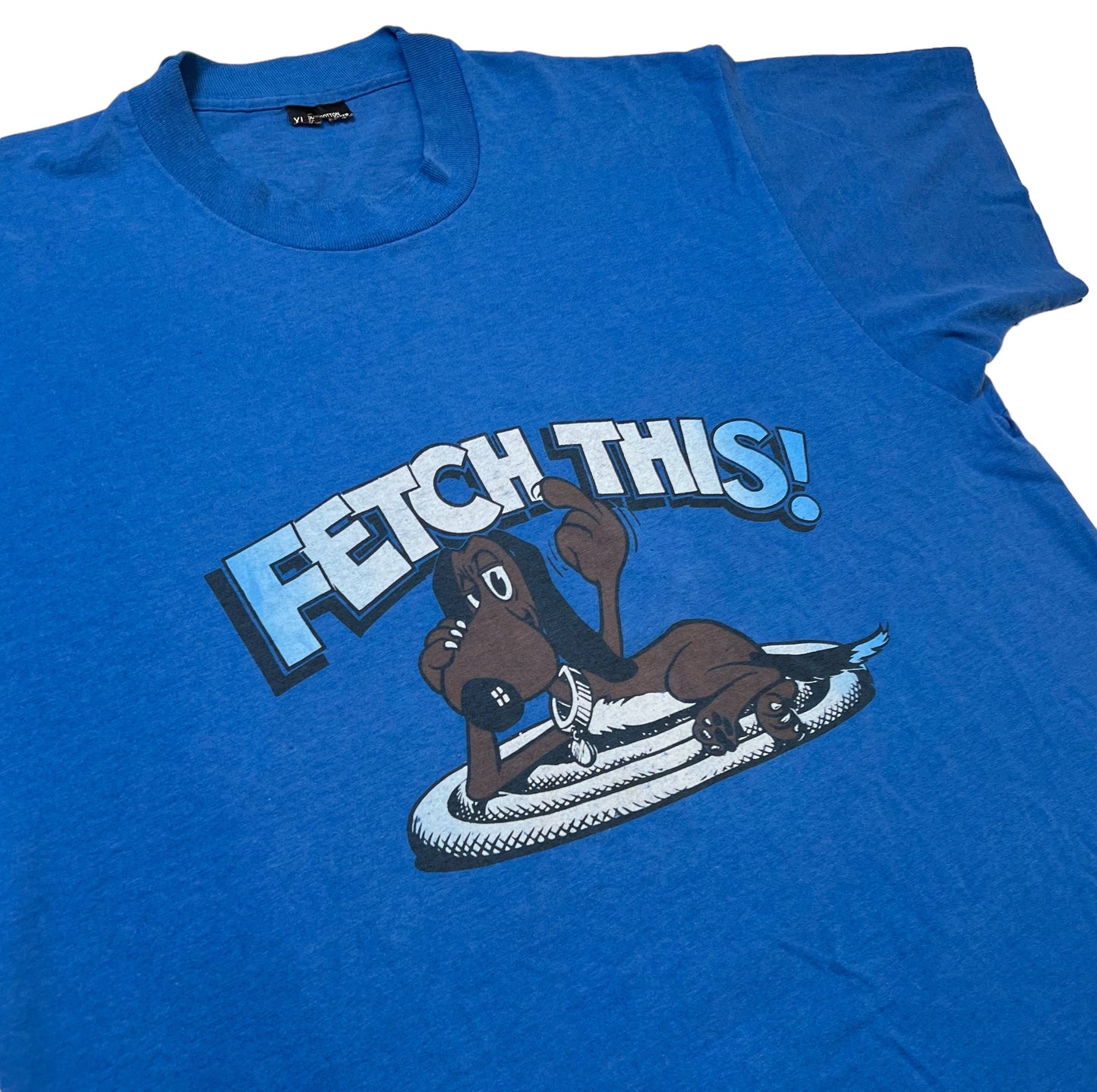 1980s "Fetch This!" Screen Stars graphic t-shirt