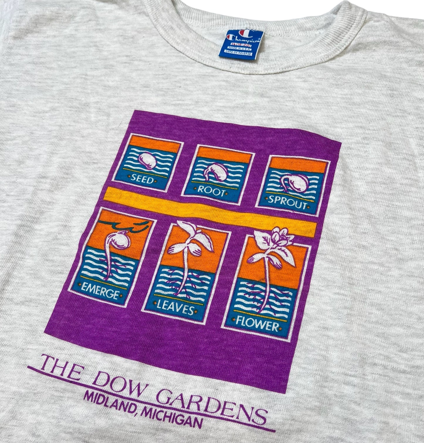 1980s Champion Sportswear Dow Gardens t-shirt