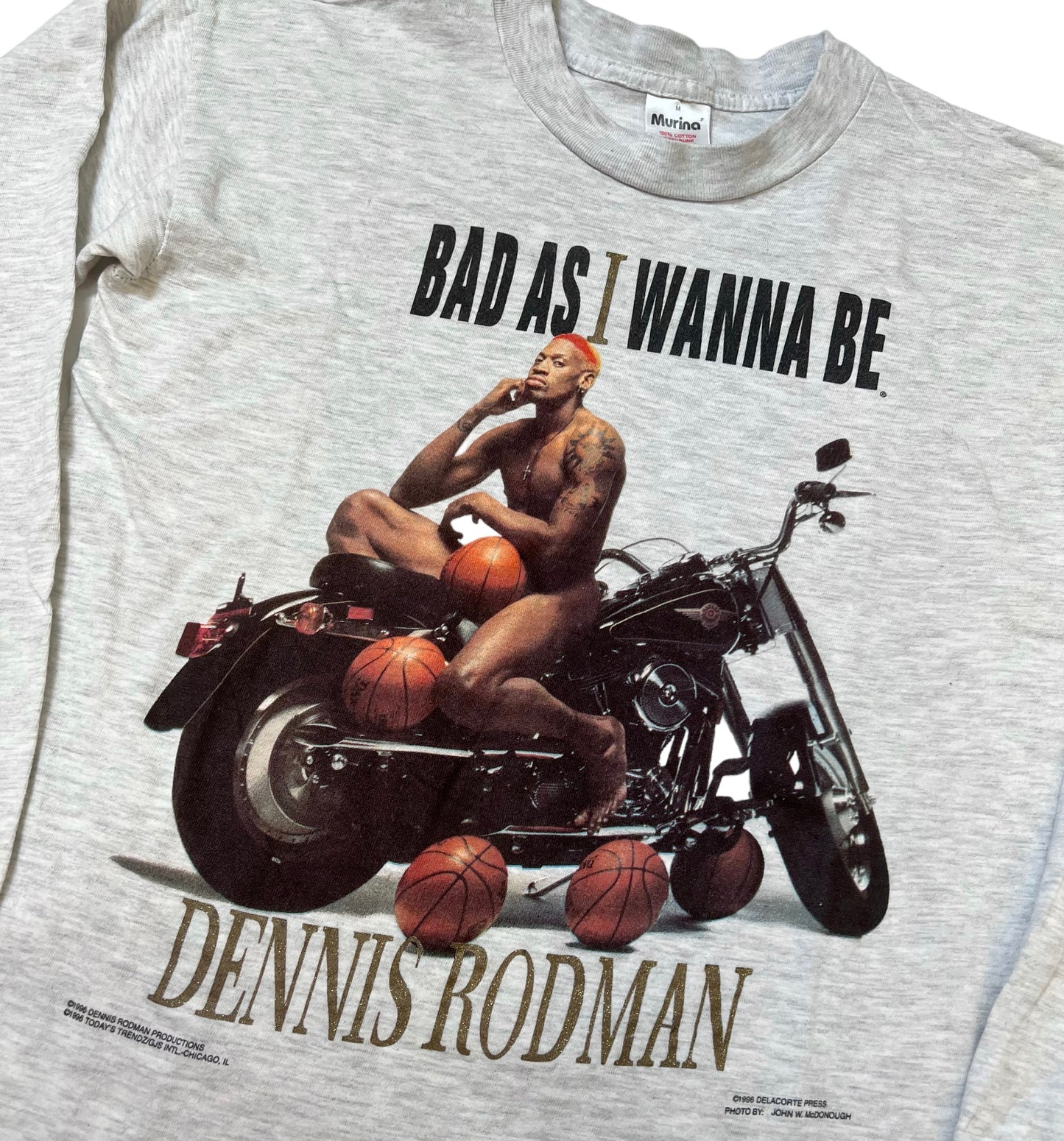 1996 Dennis Rodman "Bad As I Wanna Be" Murina L/S t-shirt