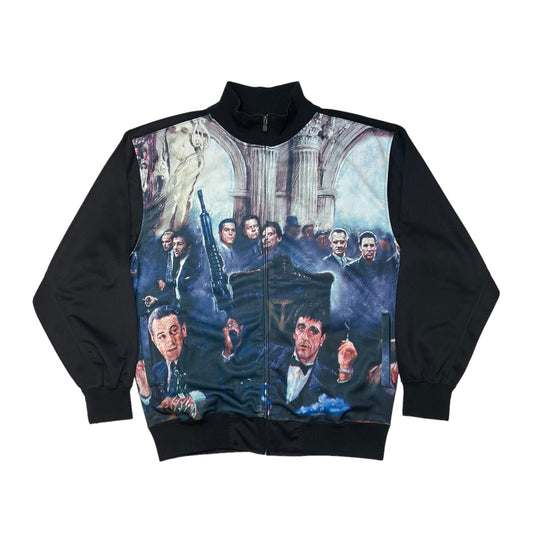 2000s SMX Scarface Goodfellas Sopranos bootleg track jacket XL