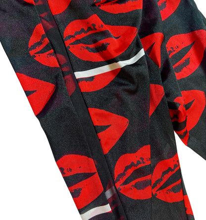 2008 COMME des GARÇONS lip AOP leggings