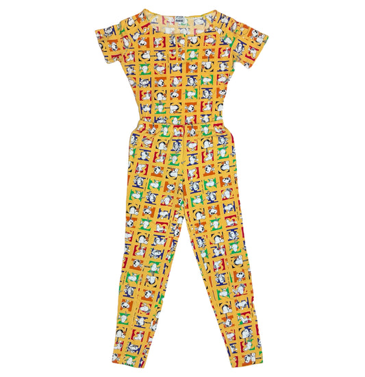 1995 Iceberg Jeans Snoopy body suit / pant set