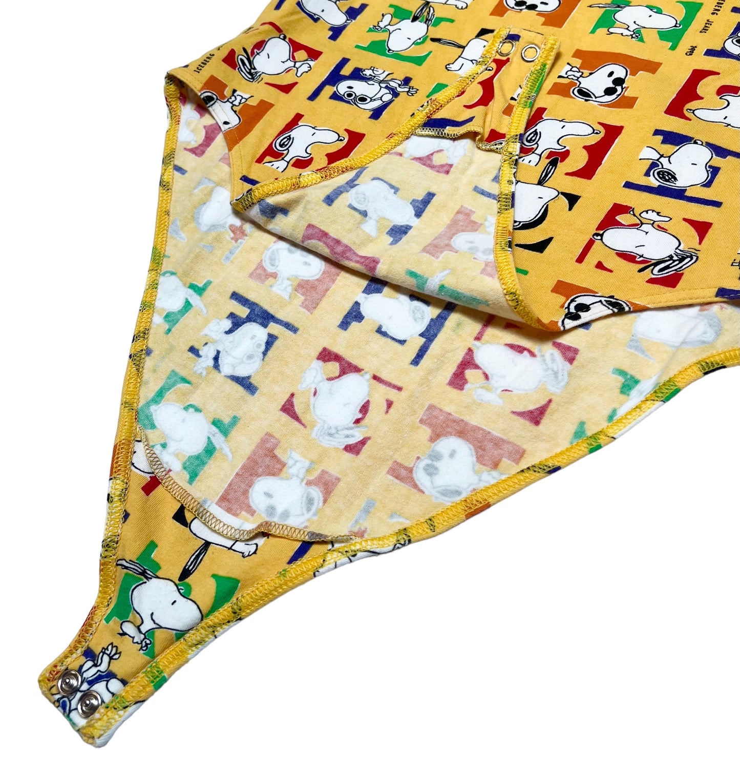 1995 Iceberg Jeans Snoopy body suit / pant set
