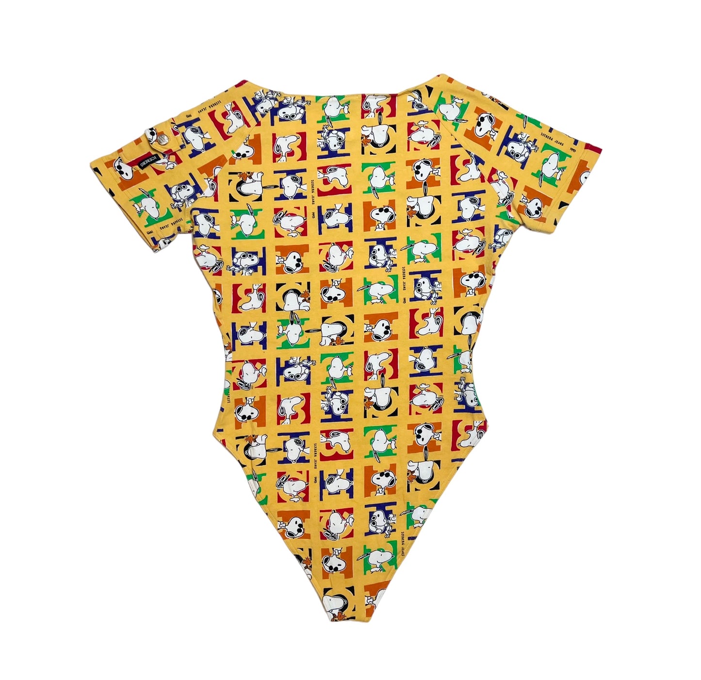 1995 Iceberg Jeans Snoopy body suit / pant set