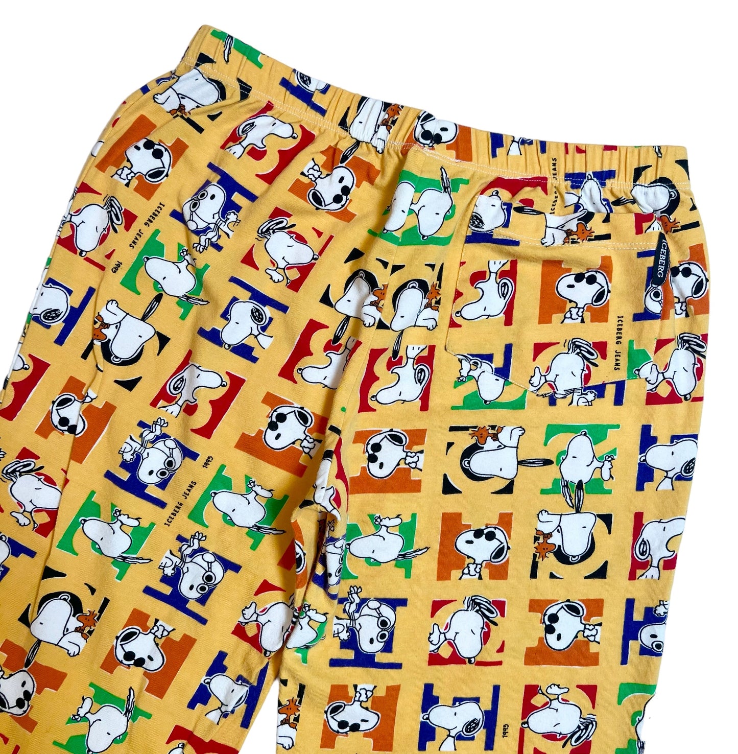 1995 Iceberg Jeans Snoopy body suit / pant set