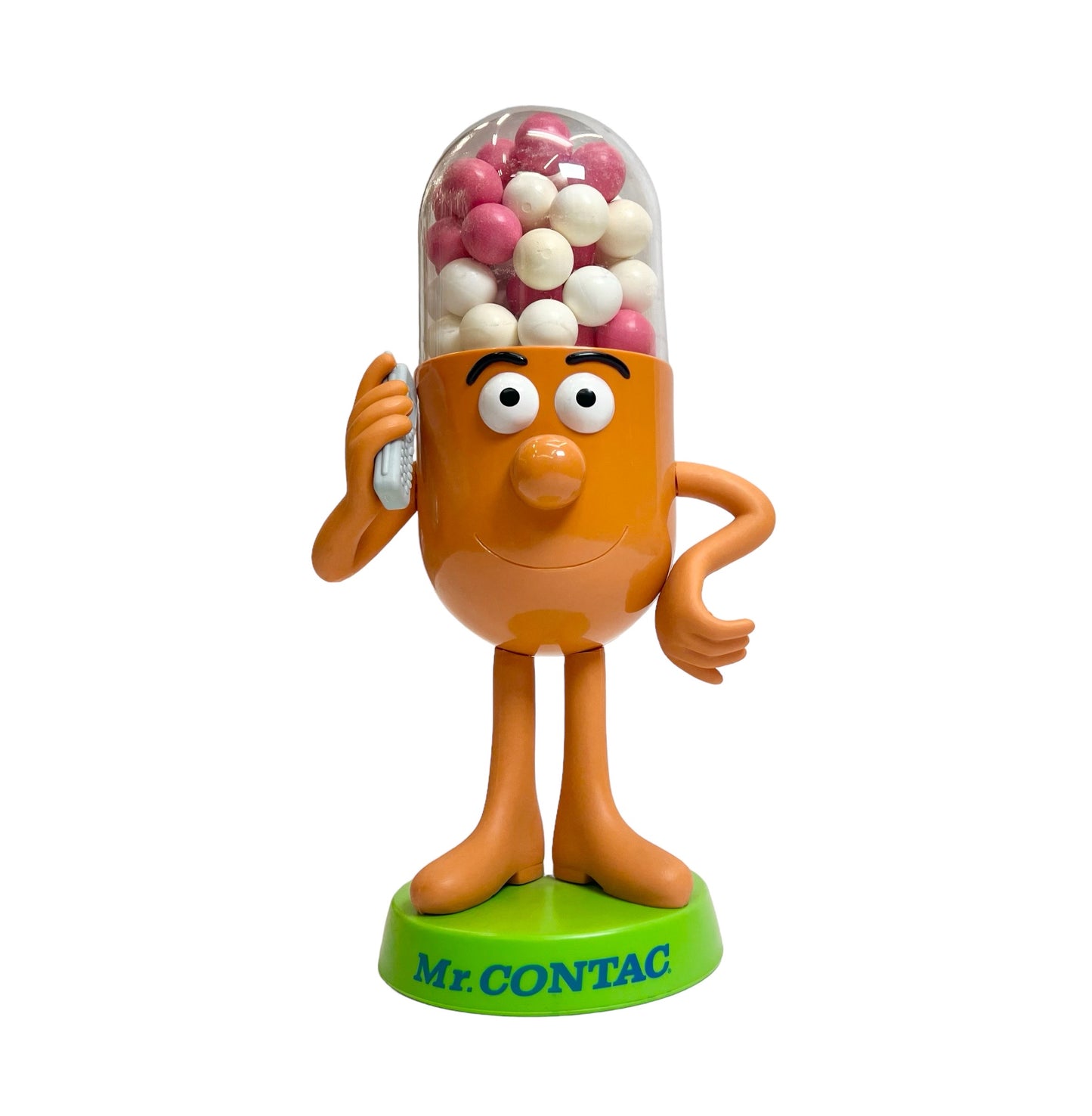Vintage Mr.Contact cold/flu medicine store display figure