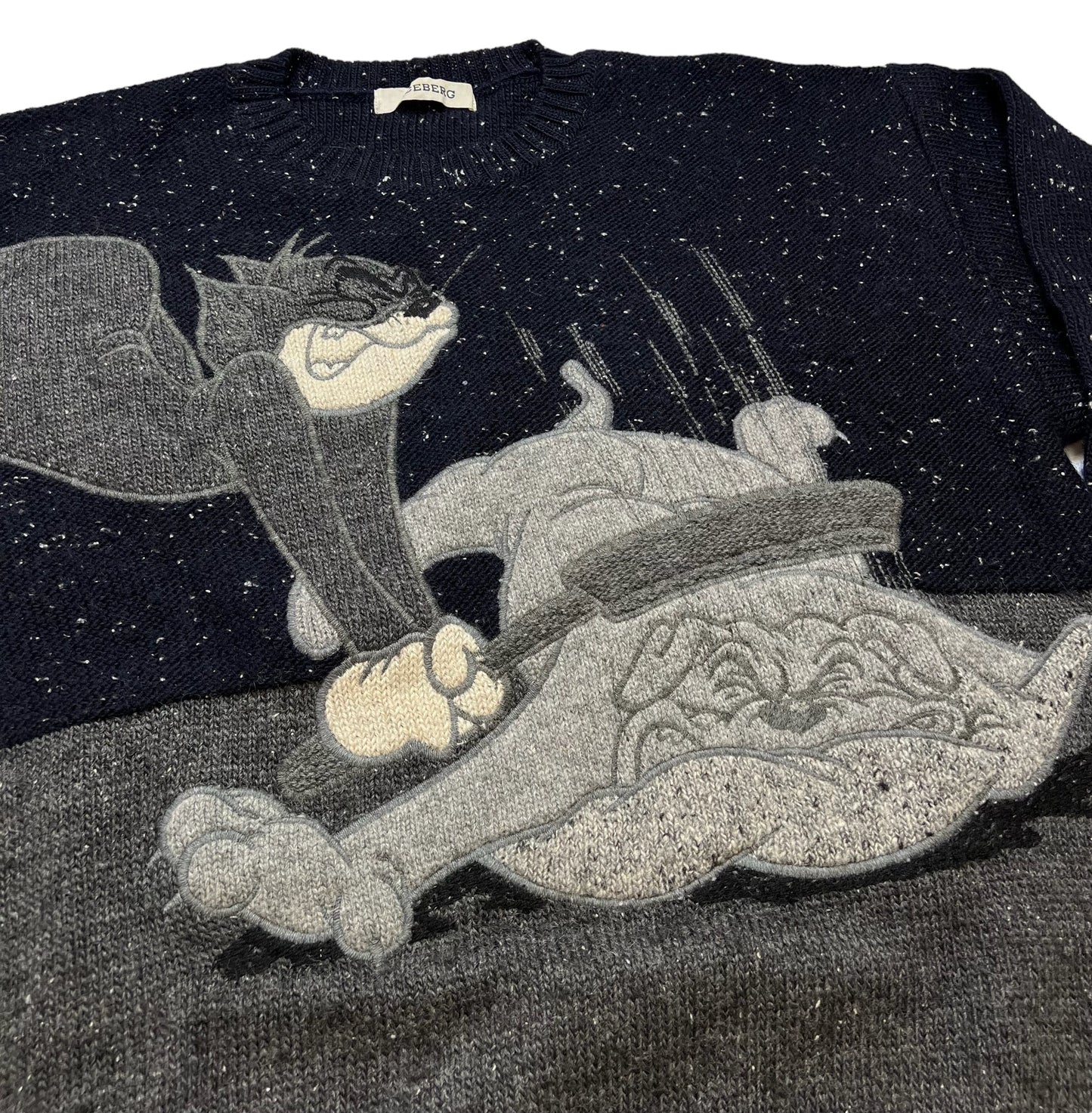 1995 Iceberg "Tom & Jerry" crewneck sweater