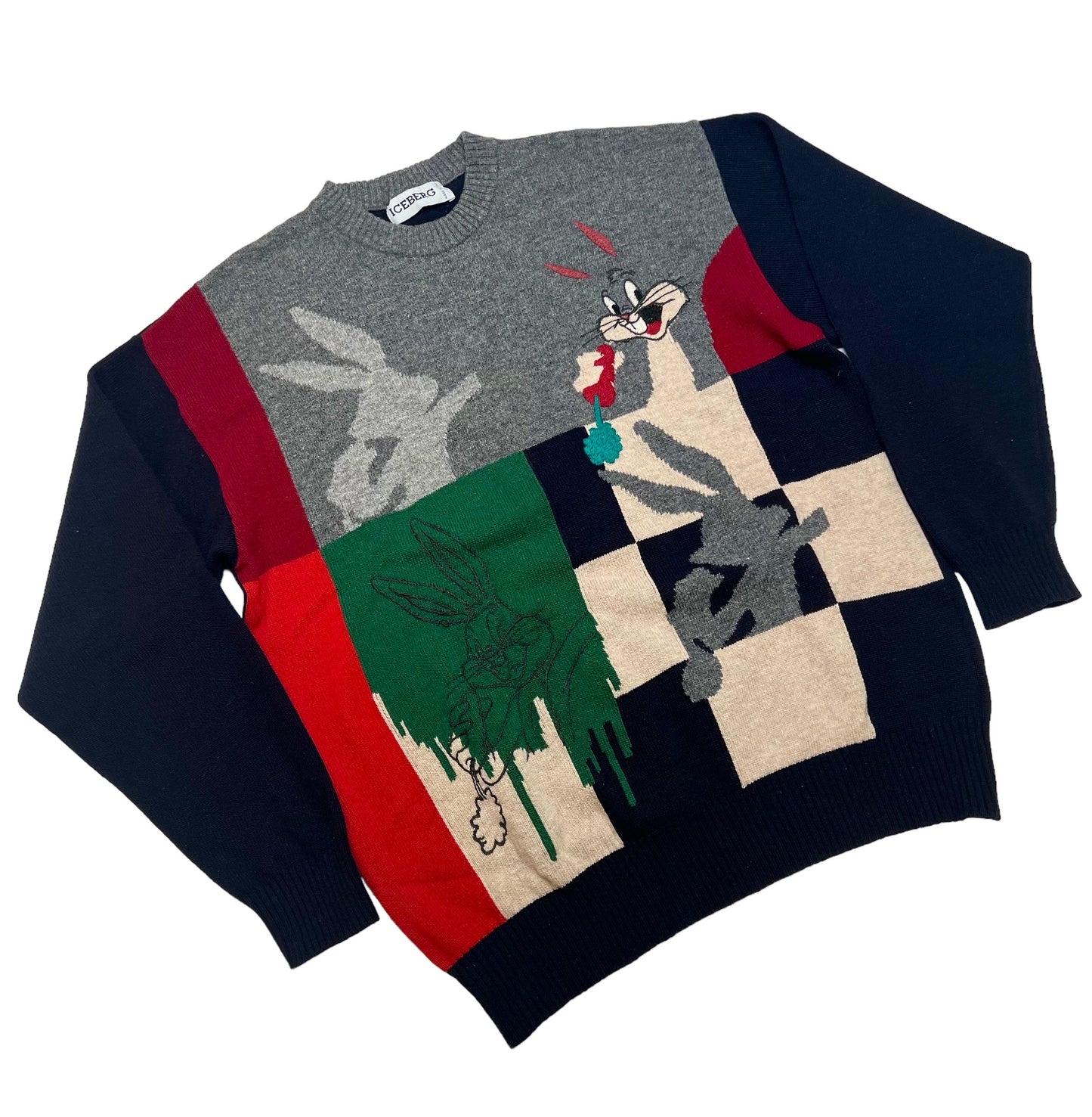 1993 Iceberg "Bugs Bunny" crewneck sweater