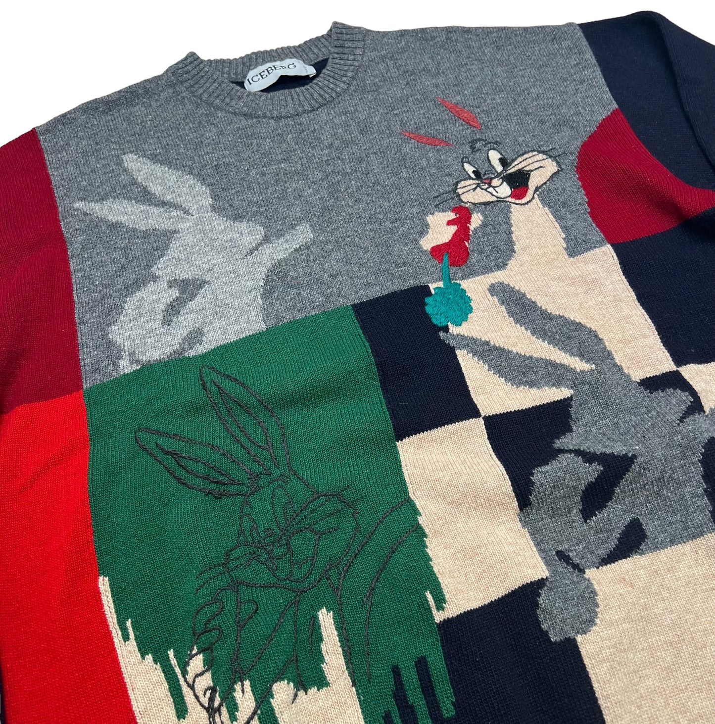 1993 Iceberg "Bugs Bunny" crewneck sweater