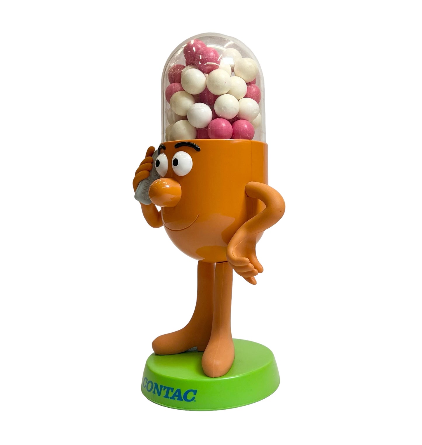 Vintage Mr.Contact cold/flu medicine store display figure