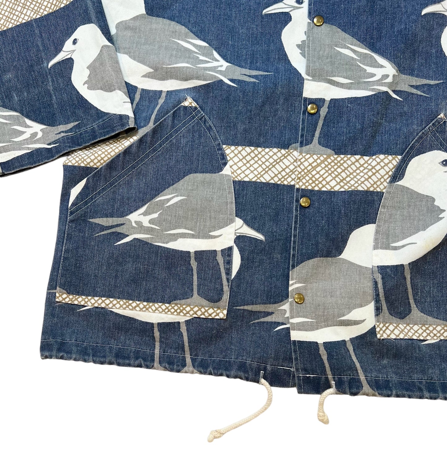 1980s Michigan Rag Co. “Seagull” printed anorak jacket