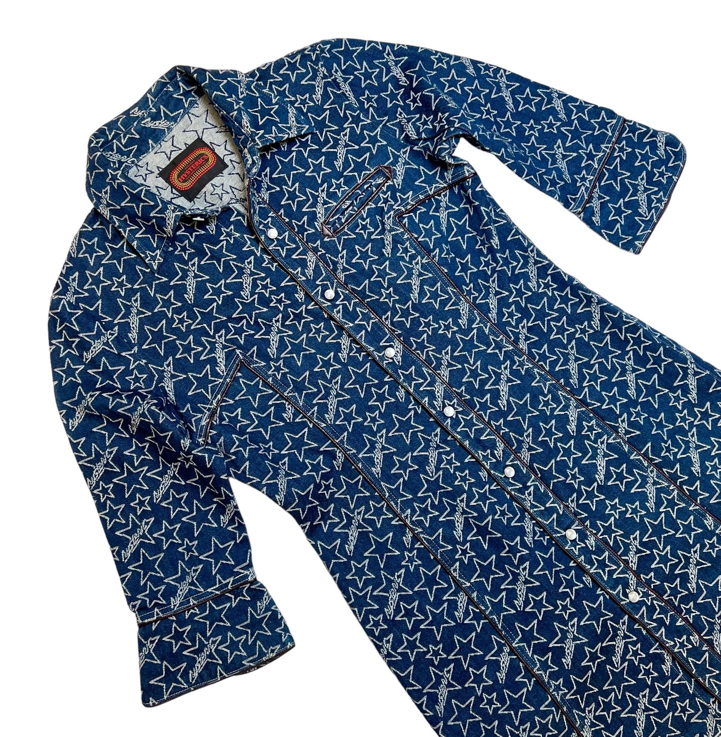 2000s Hysteric Glamour denim  western shirt dress