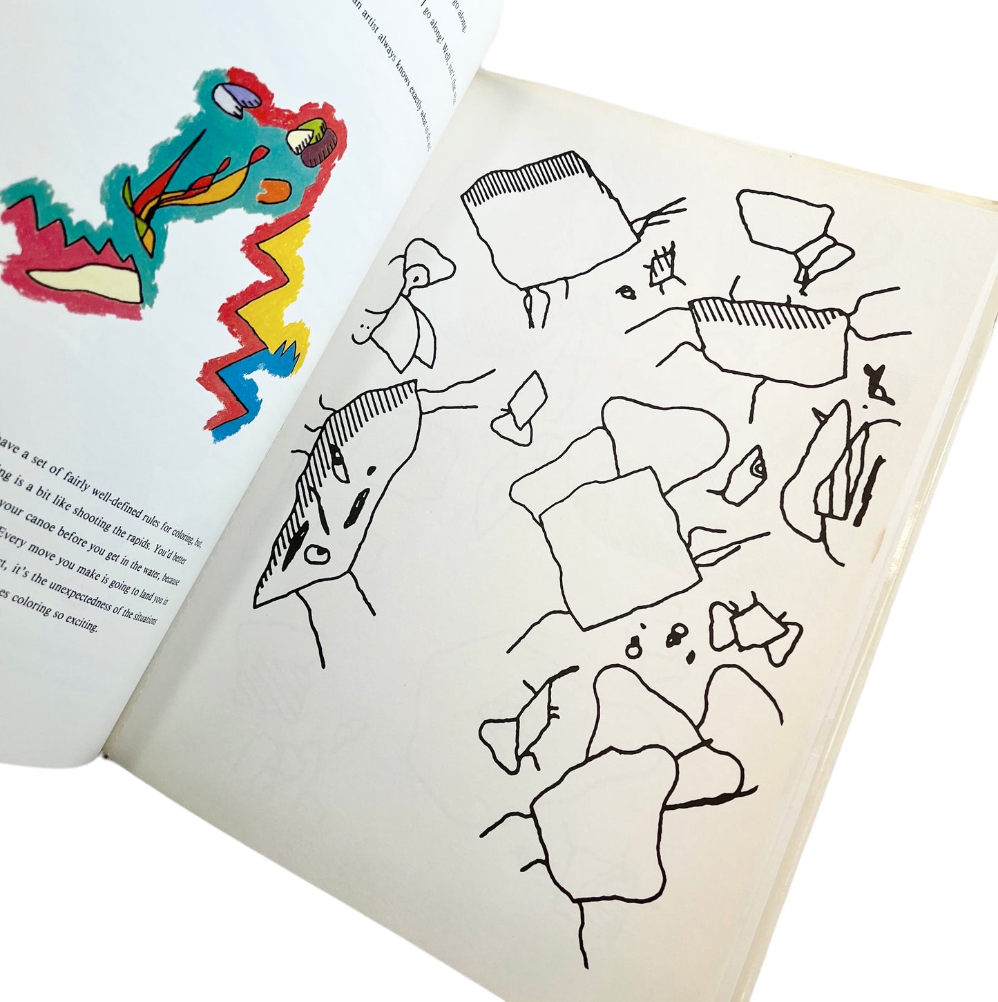 1983 The First Artificial Intelligence Coloring Book 1st Edition